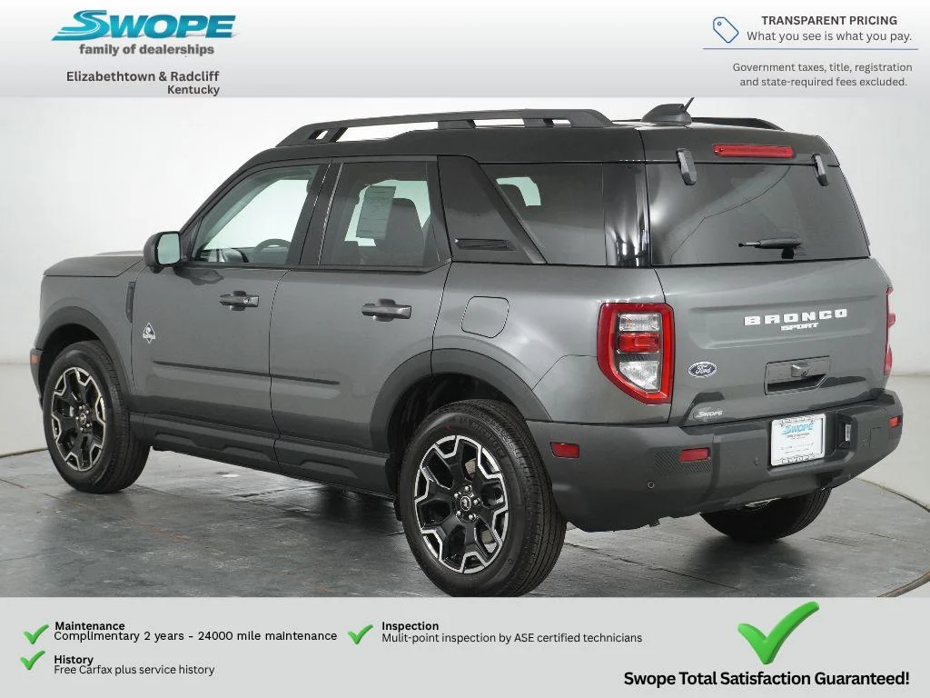 New 2025 Carbonized Gray Metallic Ford Outer Banks® image 6