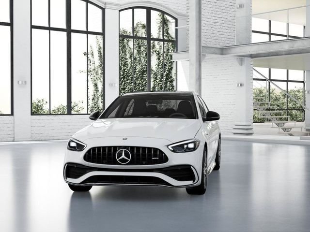 New 2026 Polar White Mercedes-Benz AMG® C 43 4MATIC® Sedan image 42