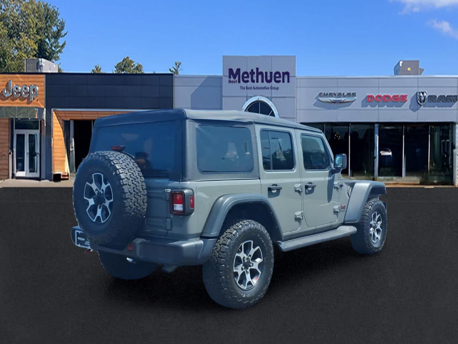 Used 2021 Sting-Gray Clearcoat Jeep Unlimited Rubicon image 4