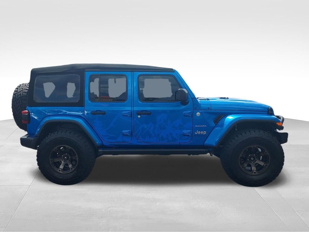 Used 2024 Blue Jeep Sahara image 6