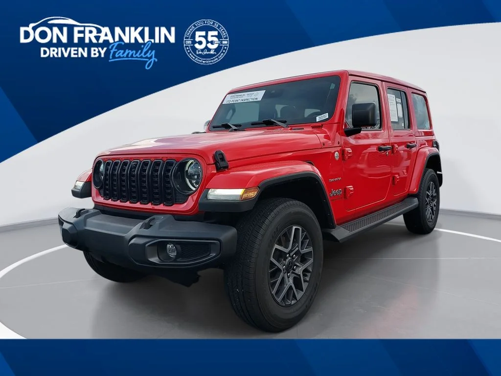 Used 2024 Red Jeep Sahara image 1
