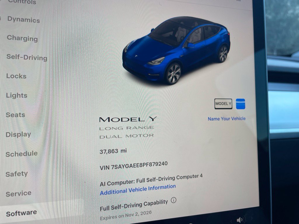 Used 2023 Deep Blue Metallic Tesla Long Range image 10