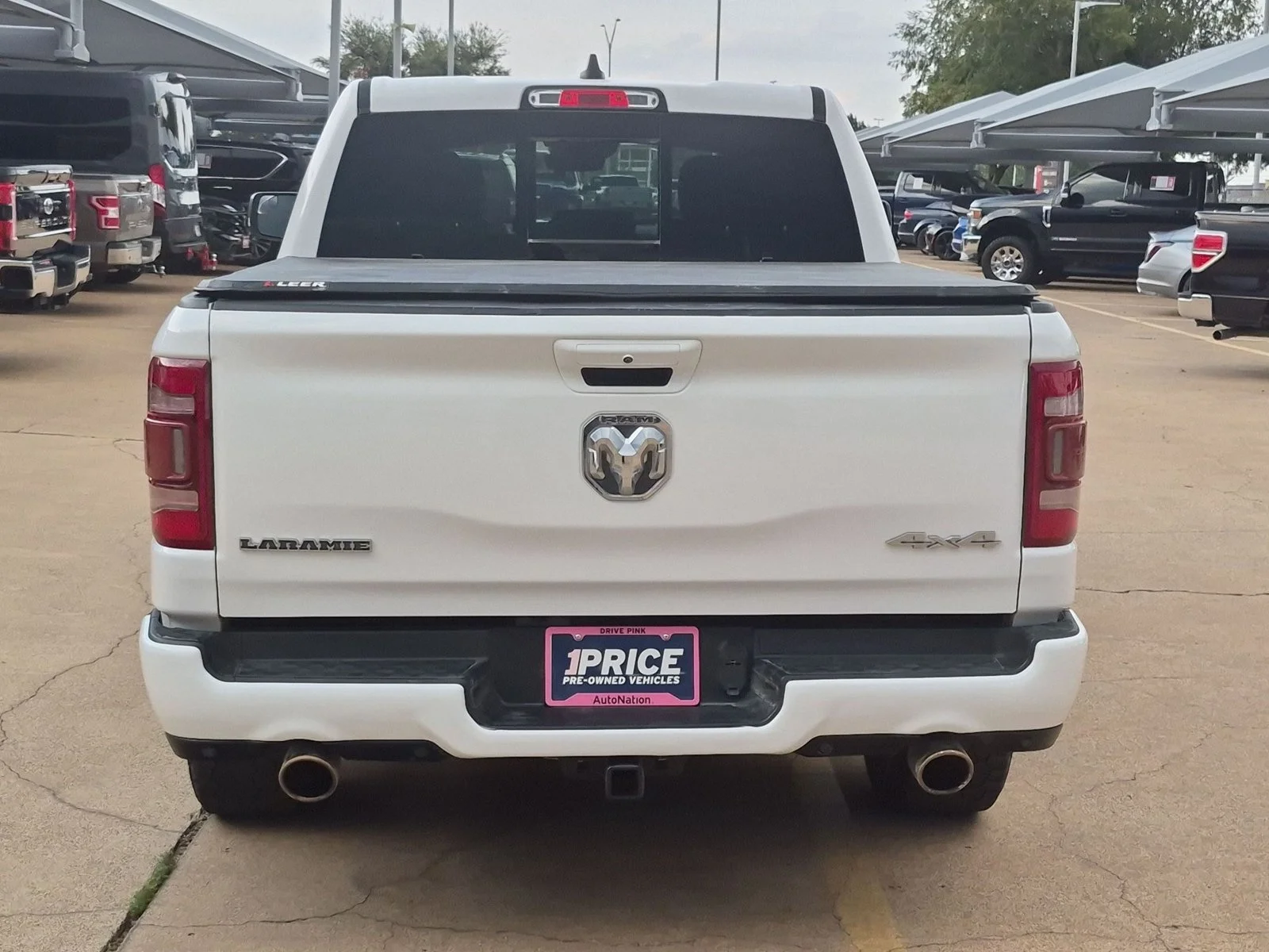 Used 2021 Bright White Clearcoat Ram Laramie image 6