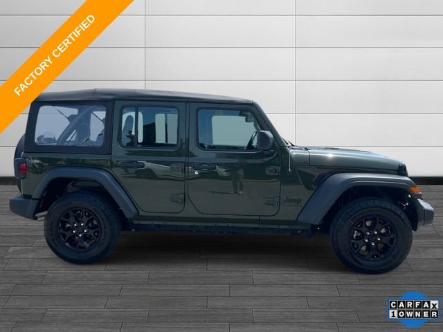 Certified Used 2023 Green Jeep Sport image 3