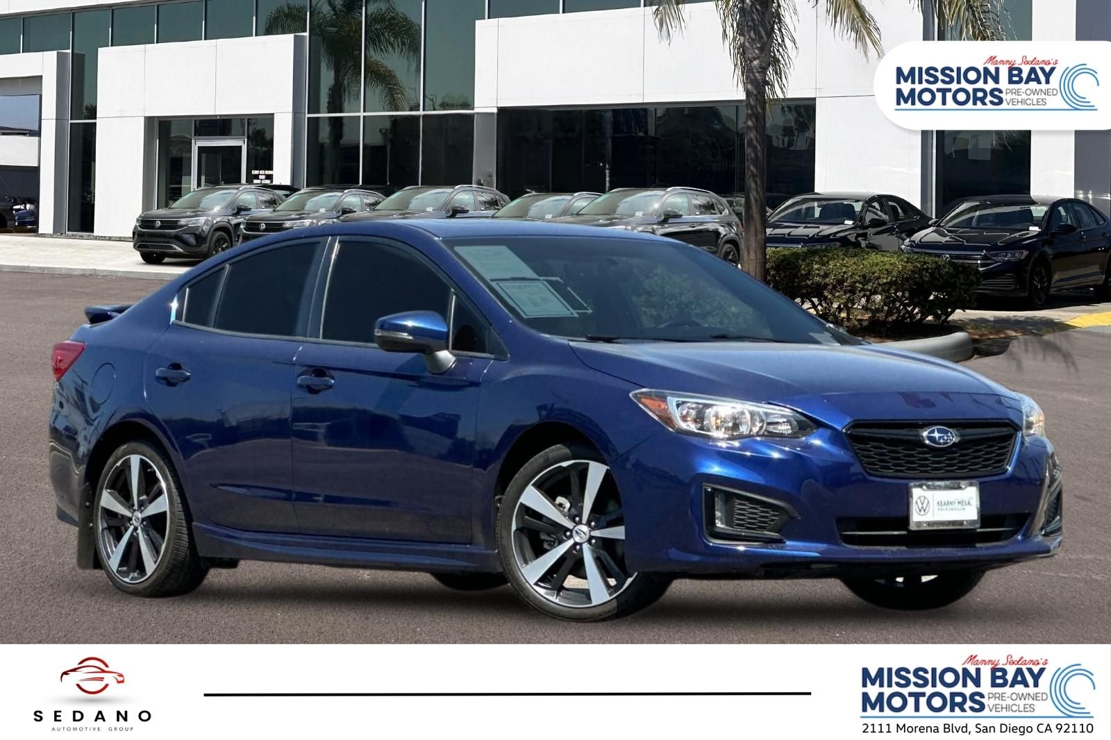 Used 2017 Lapis Blue Subaru 2.0i Sport image 1