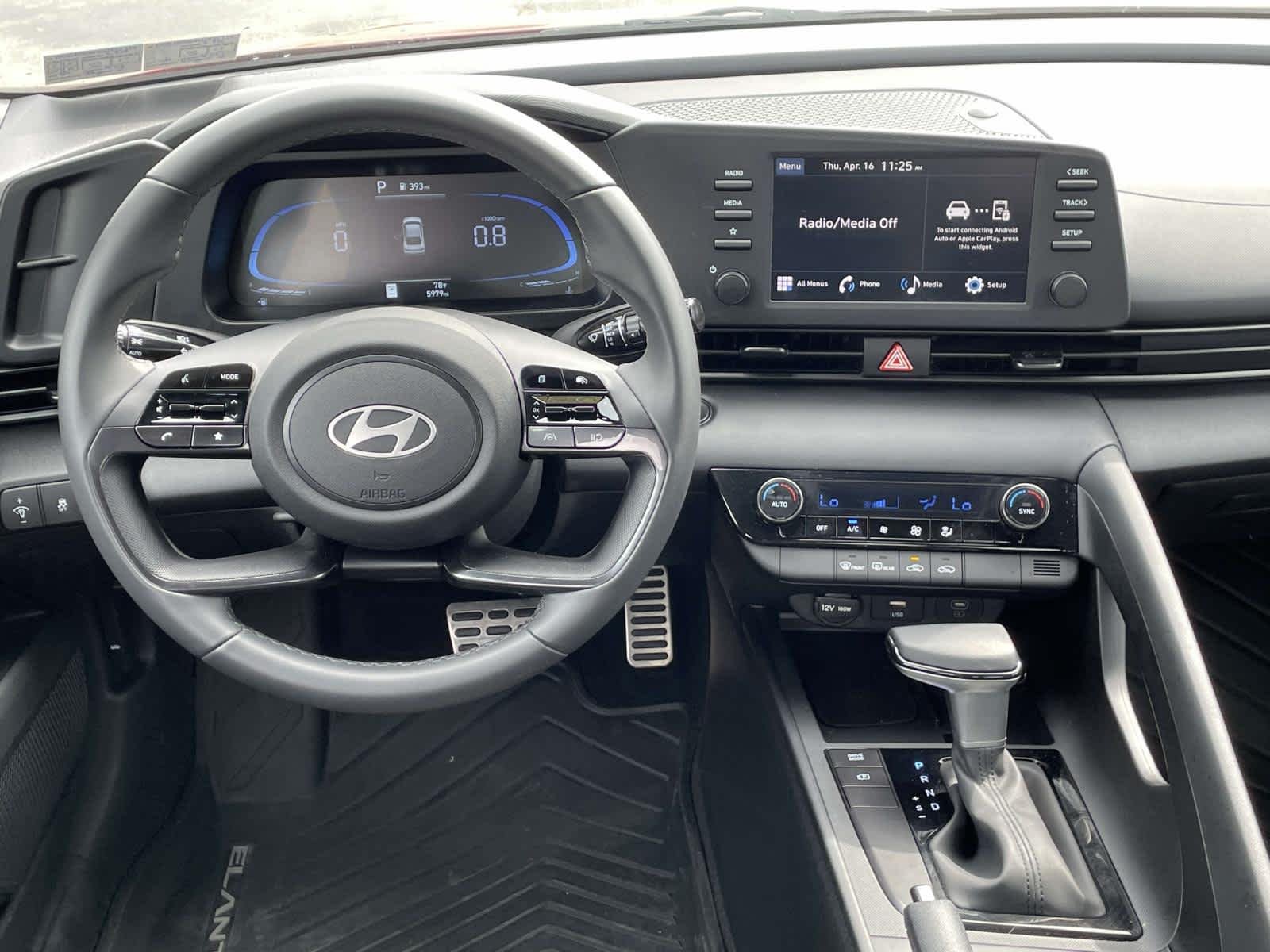 Certified Used 2025 Ultimate Red Hyundai SEL Sport image 2