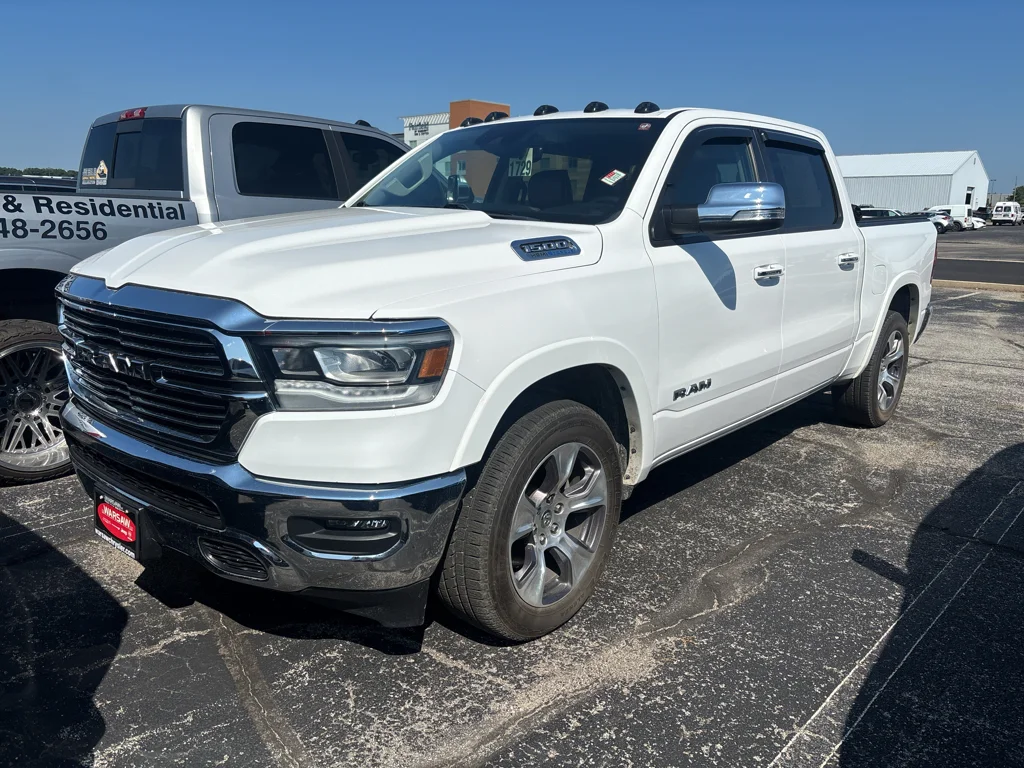 Used 2022 Bright White Clearcoat Ram Laramie image 2