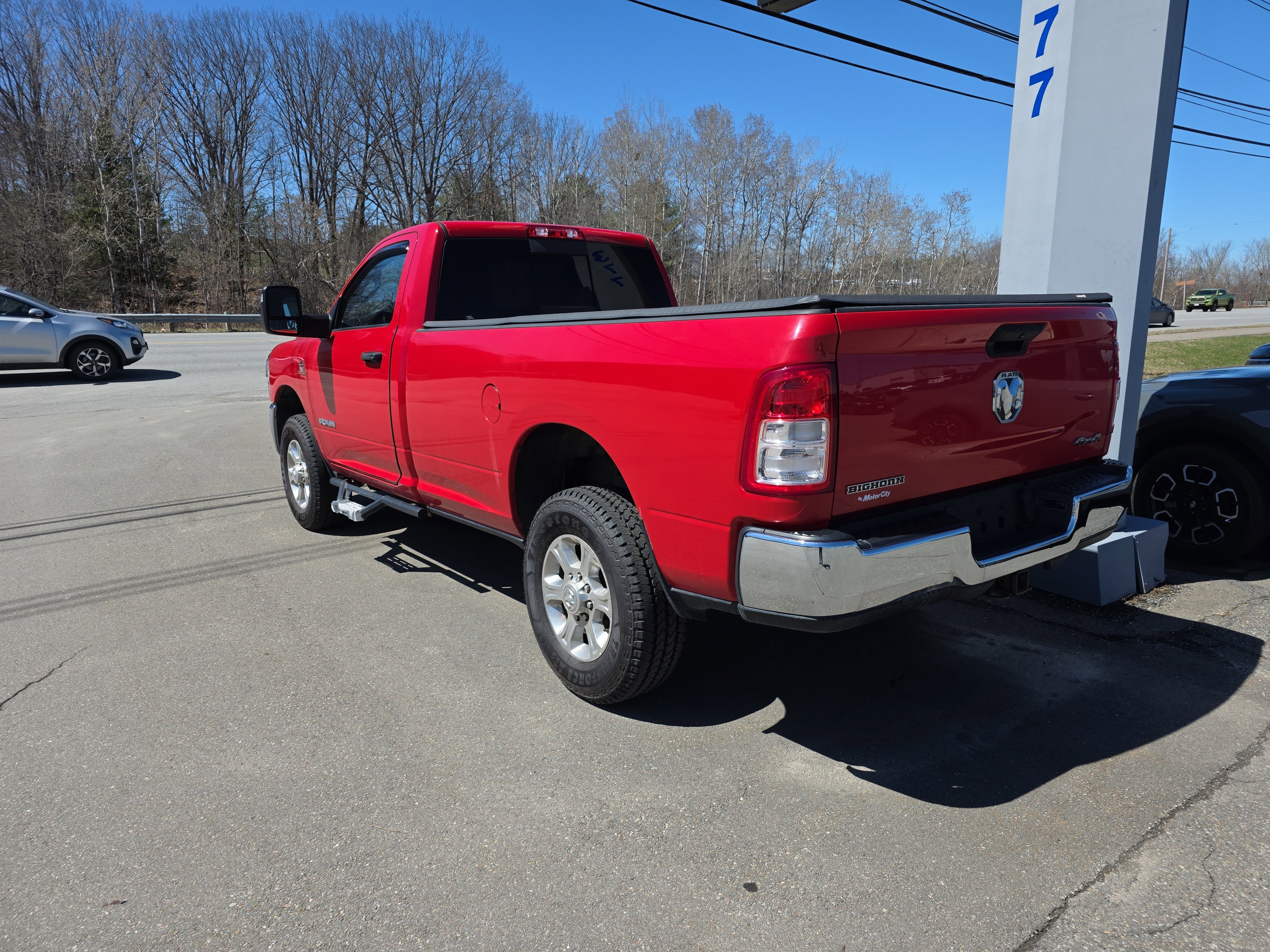 Used 2023 Flame Red Clearcoat Ram Big Horn image 3