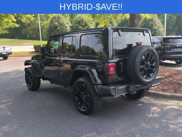 Used 2025 Black Jeep Sahara 4xe image 3
