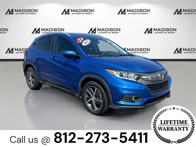 Certified Used 2022 Blue Honda EX-L image 3