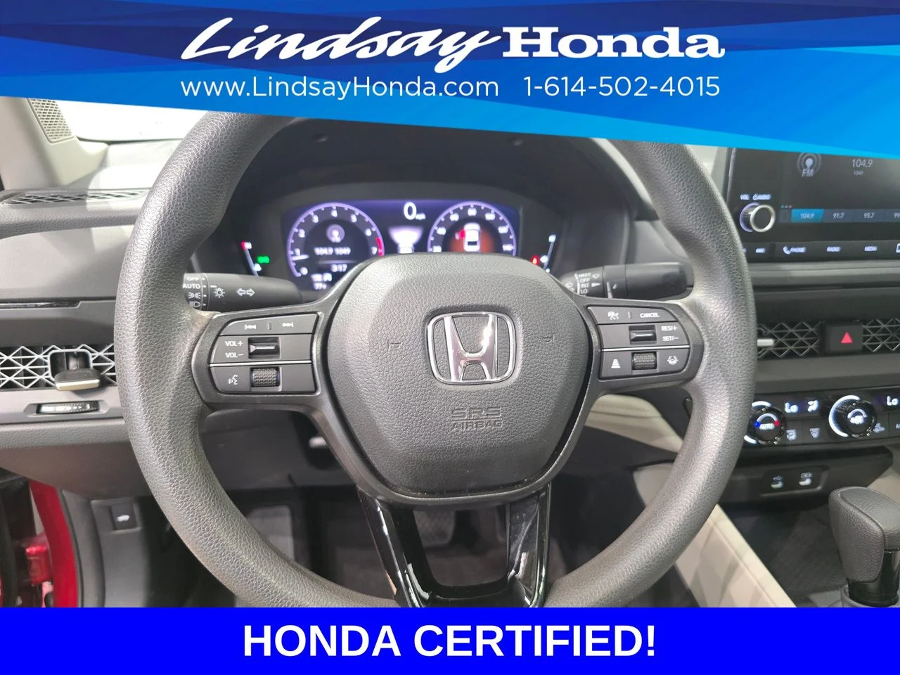Certified Used 2024 Radiant Red Metallic Honda EX image 15