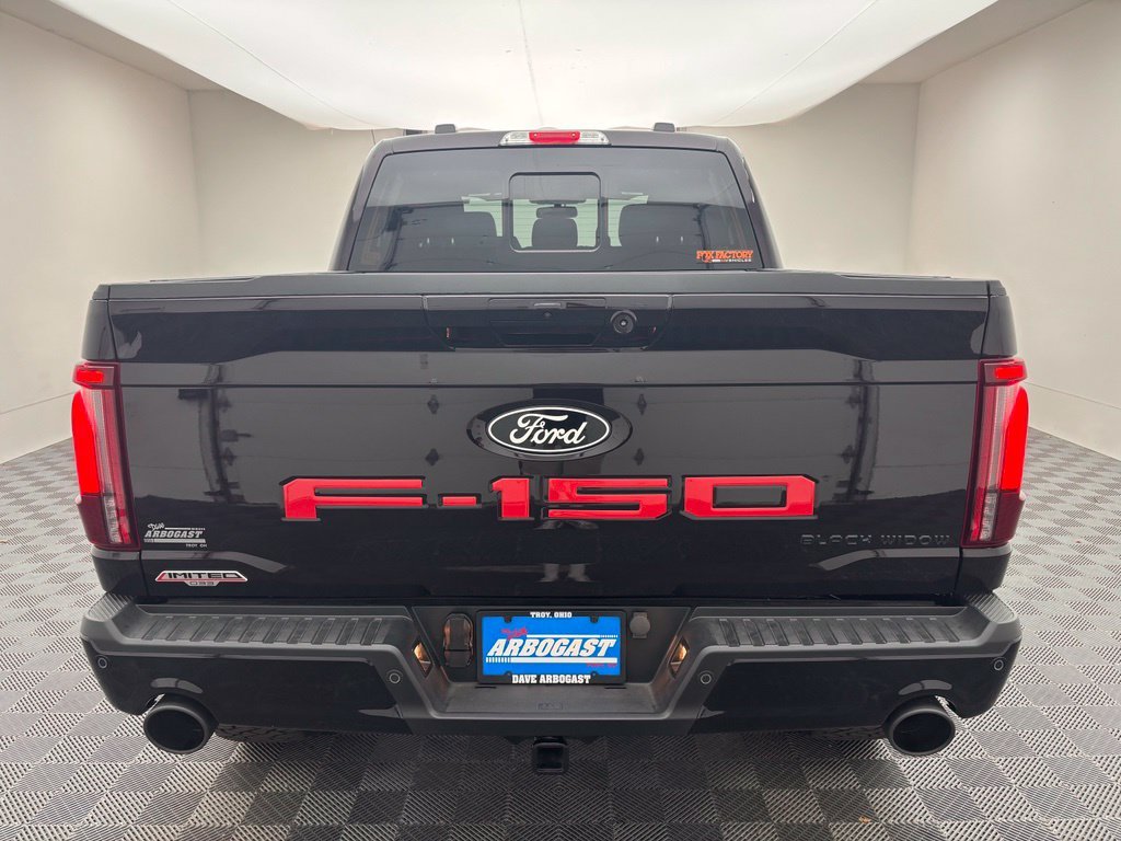 New 2026 Black Ford Lariat Limited Edition Black Widow Lifted Truck image 10