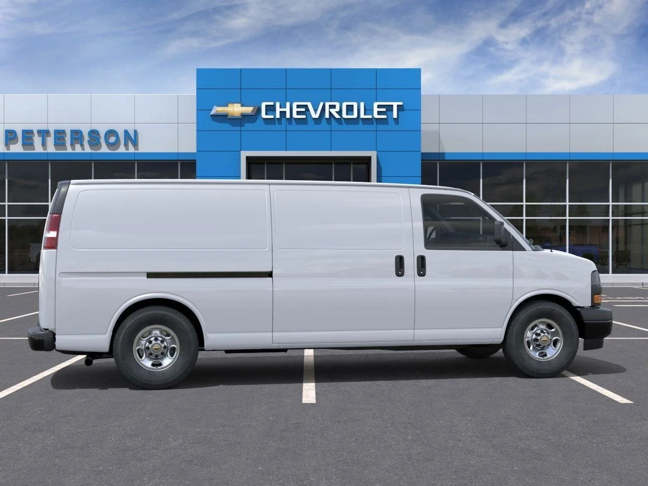 New 2025 White Chevrolet Work Van image 5