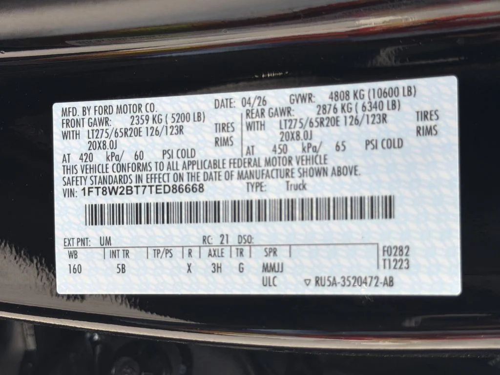 New 2026 Black Ford Lariat image 60