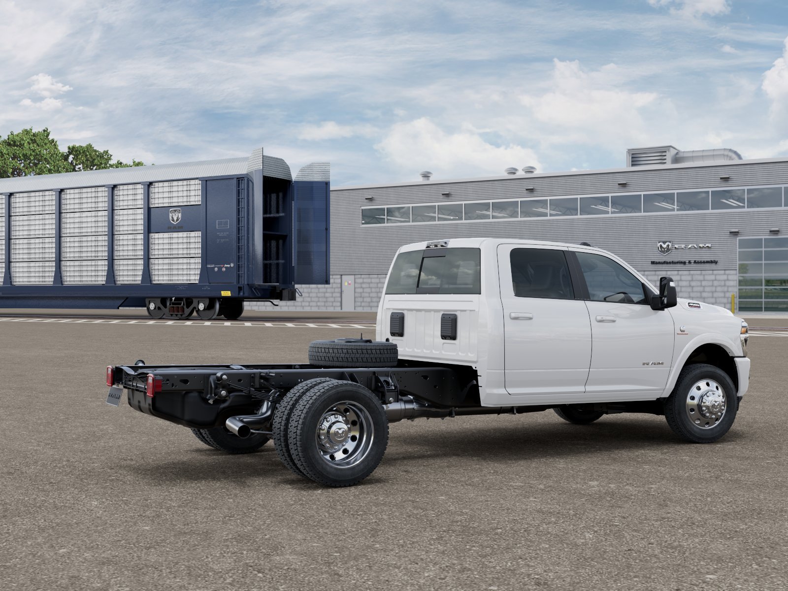 New 2027 Bright White Clear-Coat Paint RAM Tradesman image 3