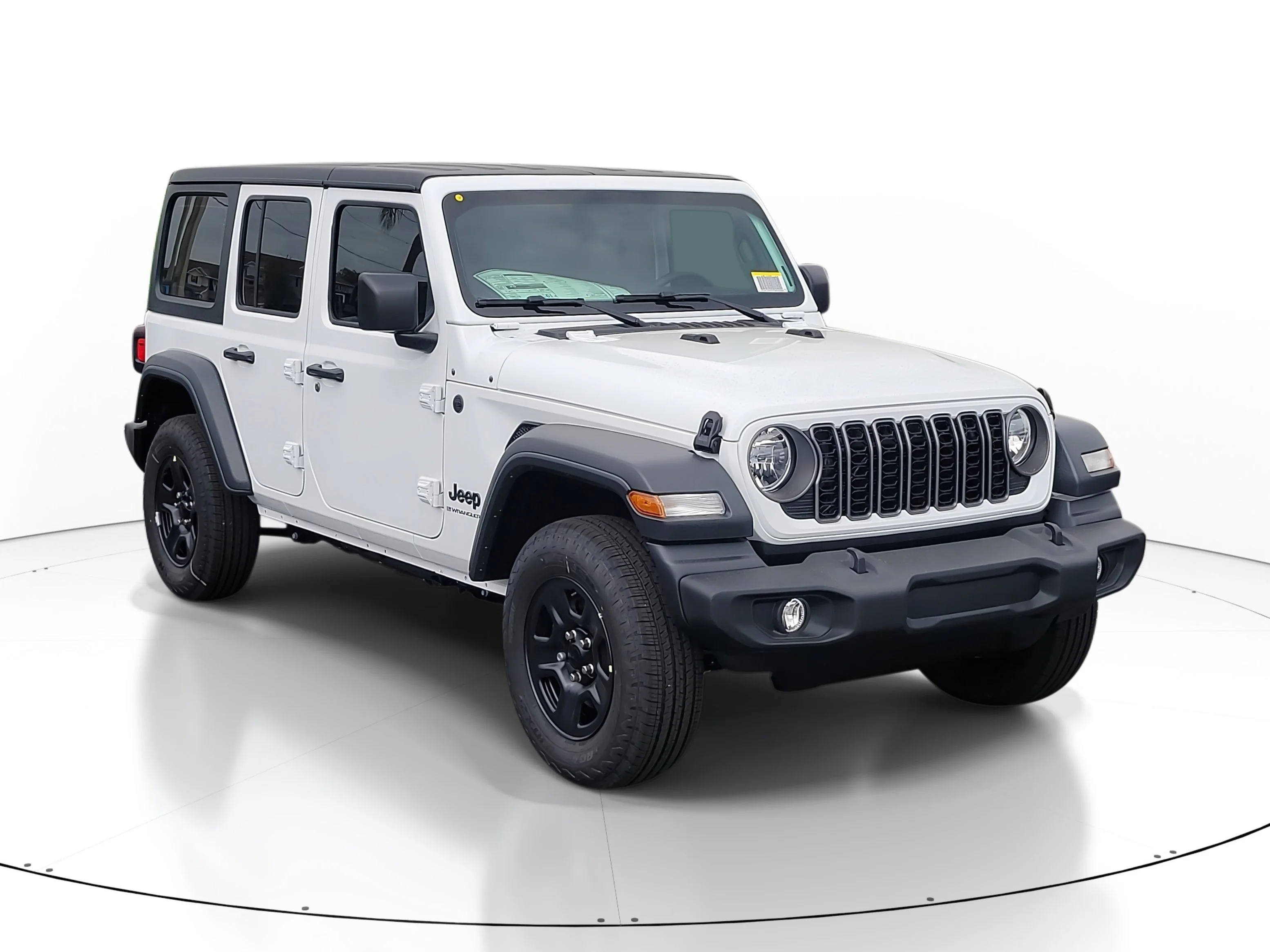New 2026 Bright White Clearcoat Jeep Sport image 1