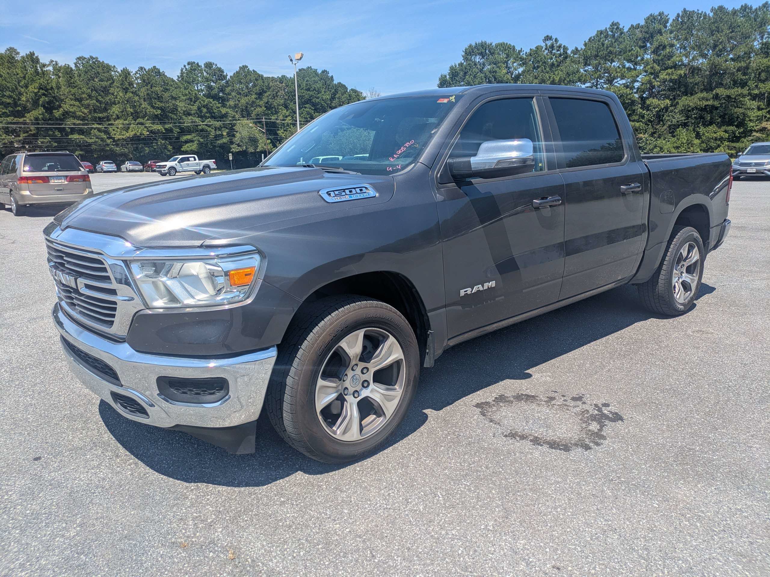 Used 2024 Granite Crystal Metallic Clearcoat Ram Laramie image 2