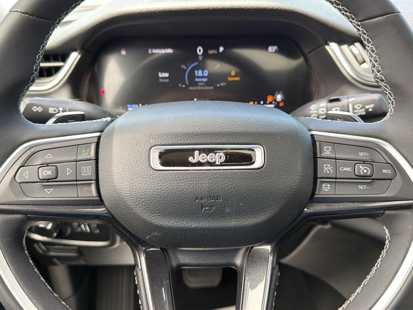 Used 2023 Diamond Black Crystal Pearlcoat Jeep Laredo image 36