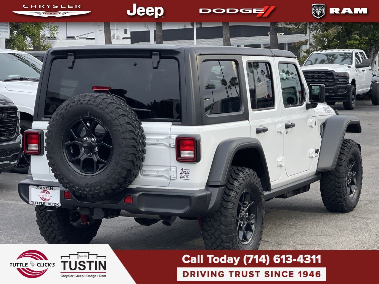 New 2026 Bright White Clearcoat Jeep Willys image 6