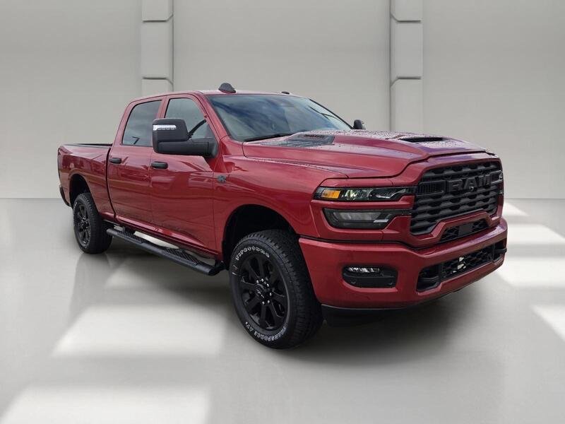 New 2027 Molten Red Pearl-Coat Paint RAM BLACK EXPRESS 4X4 CREW CAB 6