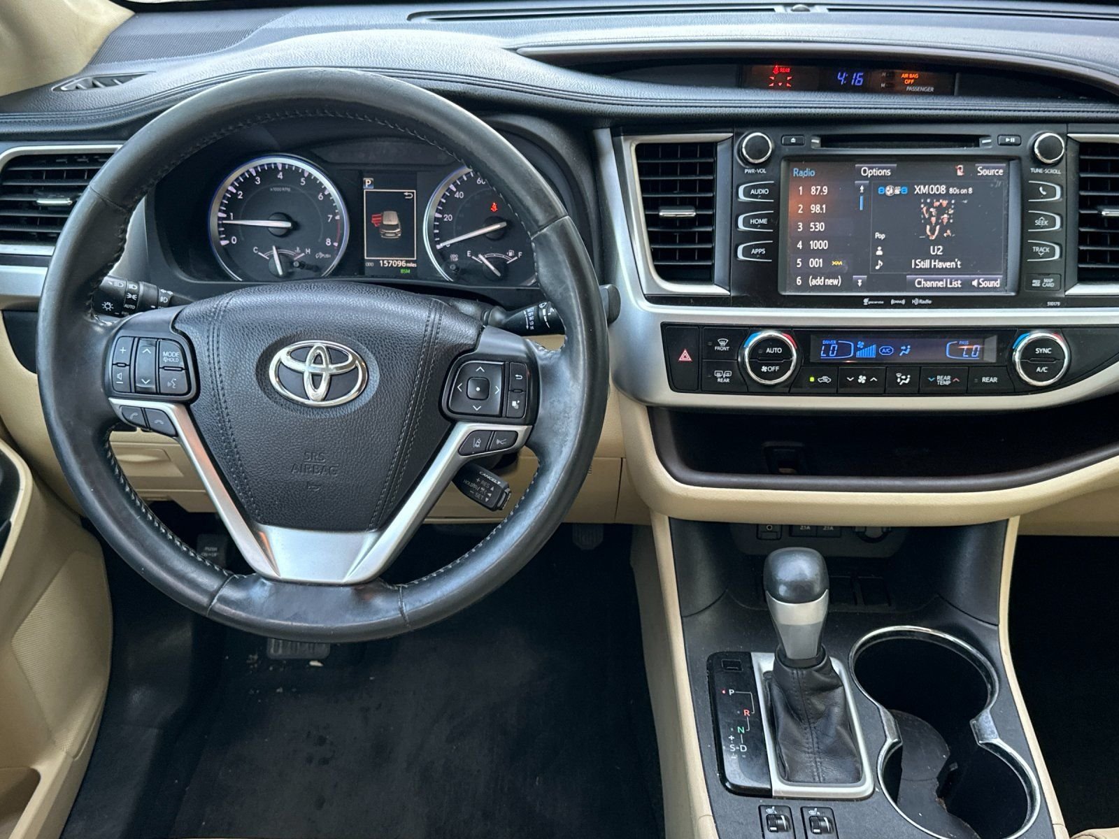 Used 2017 Shoreline Mist Toyota XLE image 13