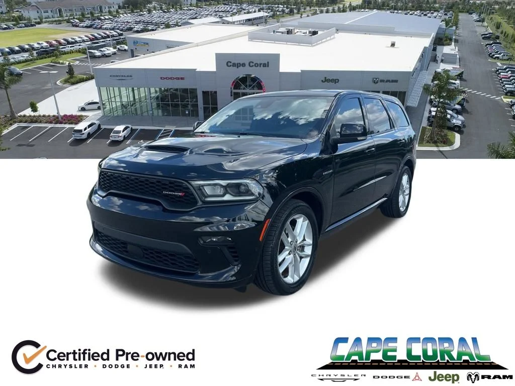 Certified Used 2022 Black Dodge R/T Plus image 1