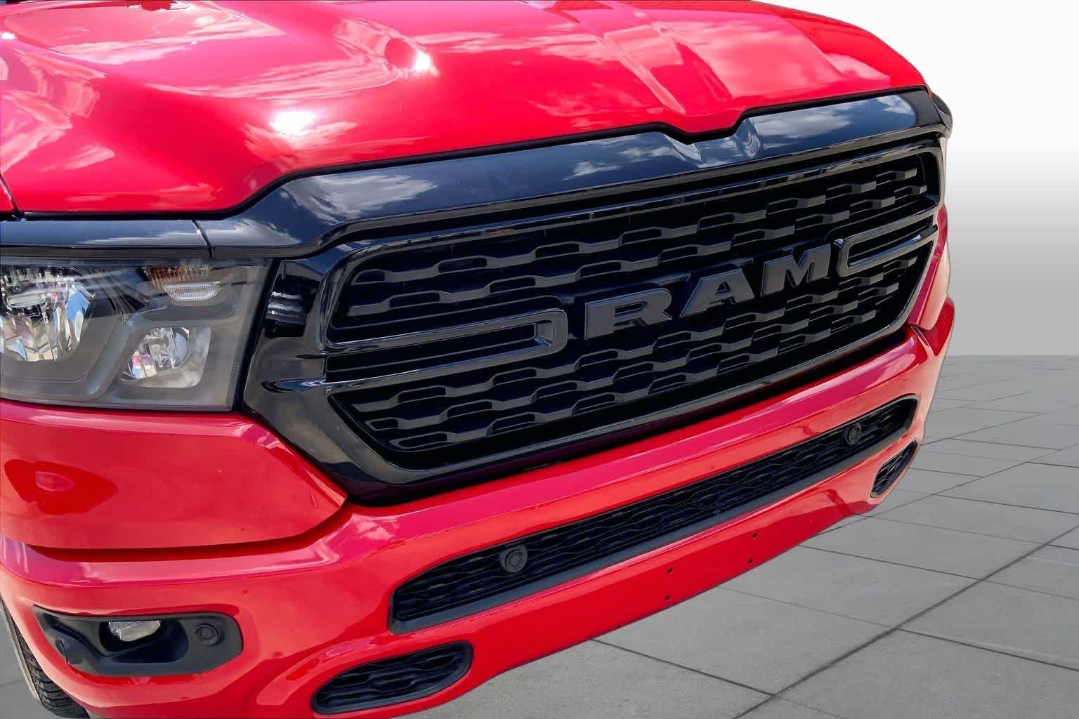 Used 2023 Flame Red Clearcoat Ram Big Horn image 29