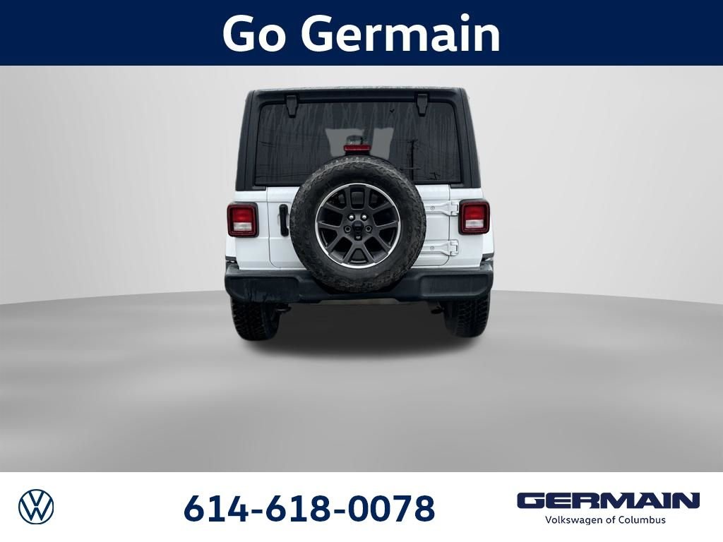 Used 2021 White Jeep Unlimited Sport image 5