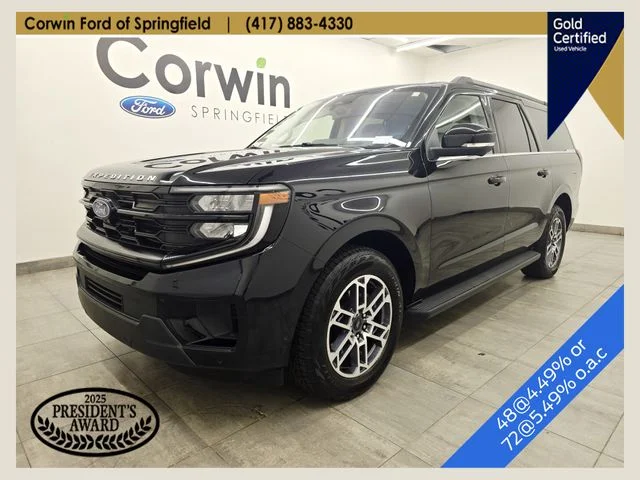 Certified Used 2025 Agate Black Metallic Ford Active image 1