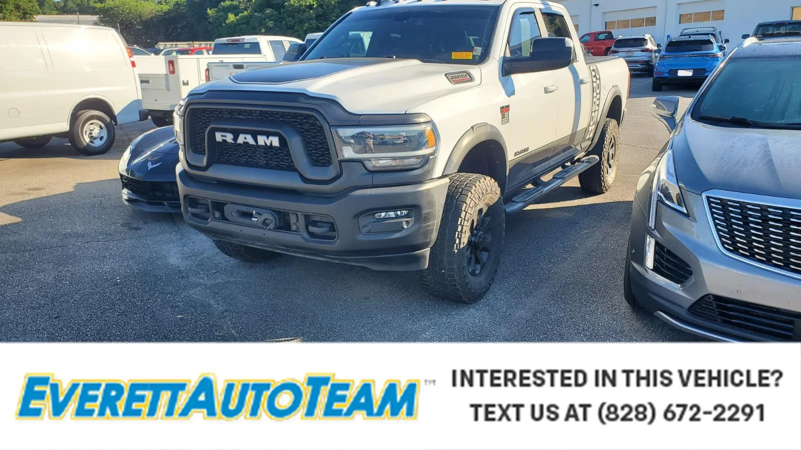 Used 2021 Bright White Clearcoat Ram Power Wagon image 1
