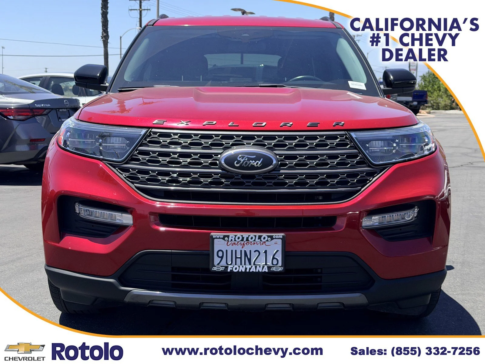 Used 2022 RAPID RED MET TIN Ford XLT image 2