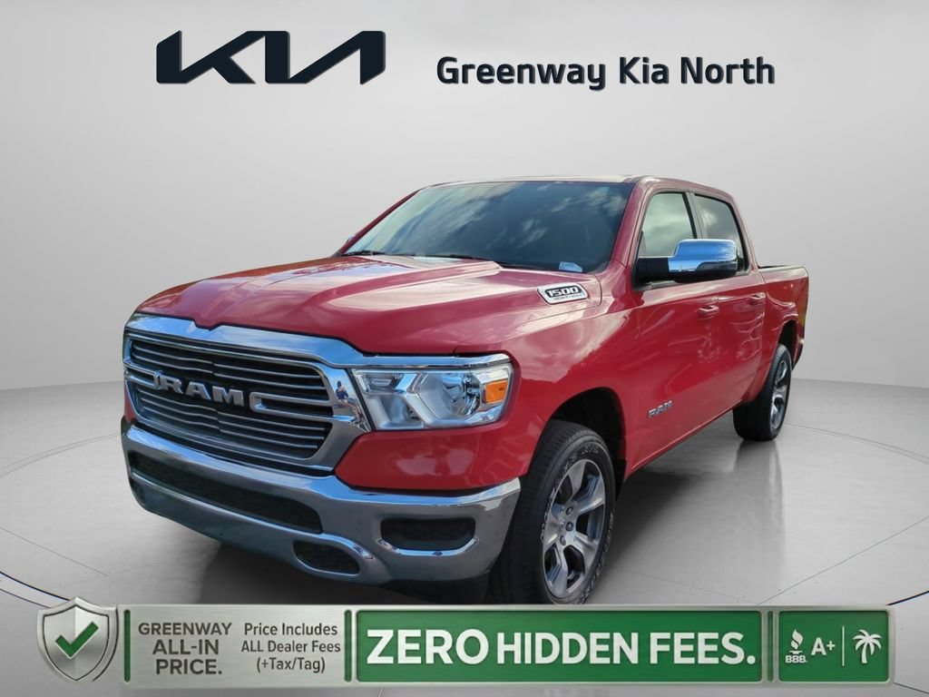 Used 2024 Flame Red Clearcoat Ram Laramie image 4