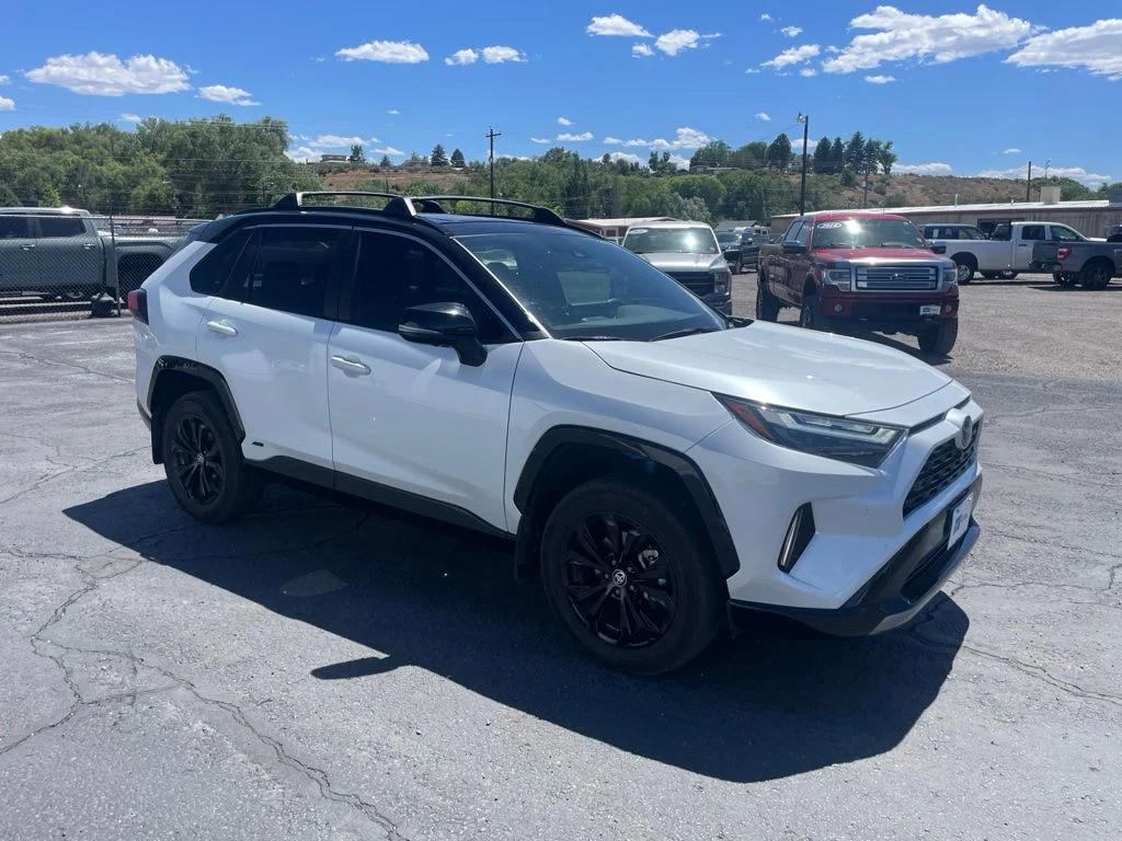 Used 2023 Midnight Black Metallic Toyota XSE image 1
