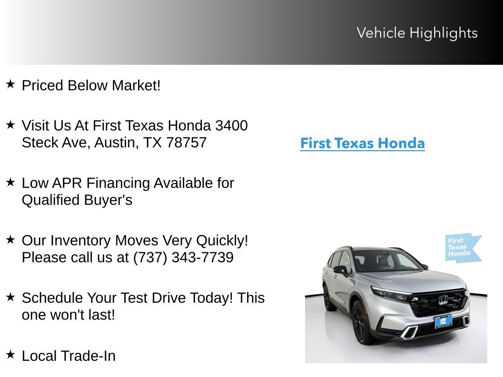 Certified Used 2026 Solar Silver Metallic Honda AWD Sport Touring Hybrid image 9