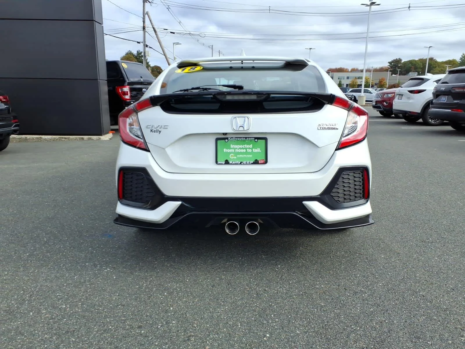 Certified Used 2018 White Orchid Pearl Honda Sport Touring image 9