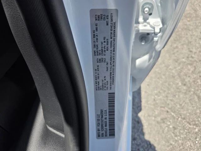 New 2026 Bright White Clear-Coat Exterior Paint RAM Tradesman image 19