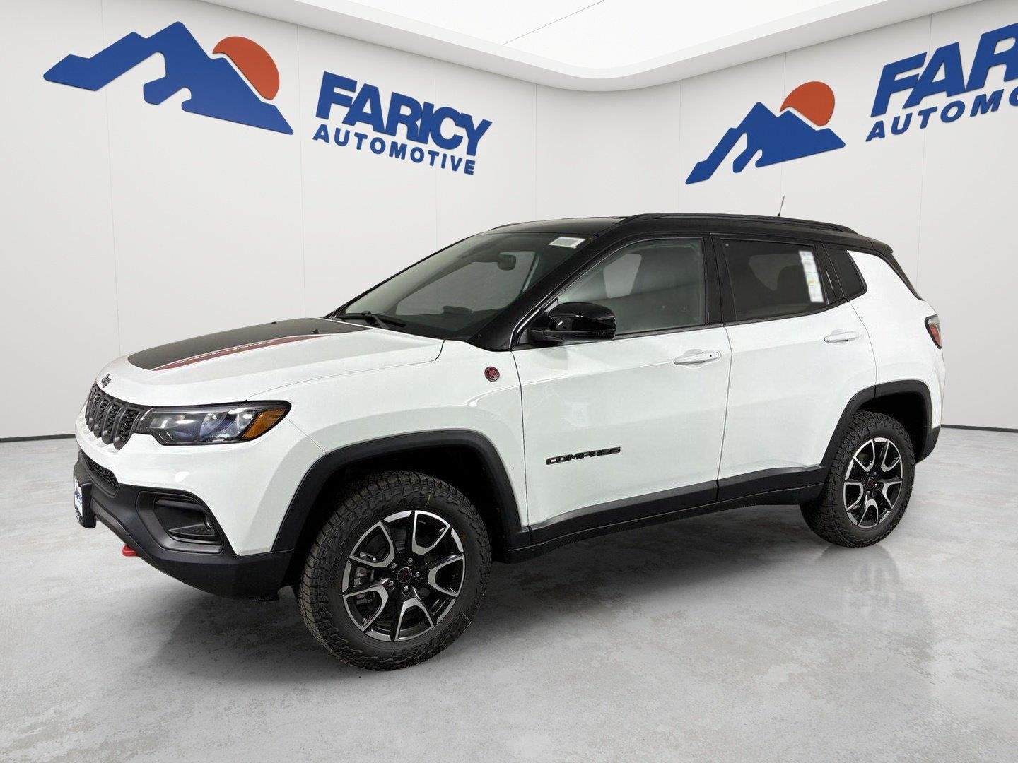 New 2026 Bright White Clear-Coat Exterior Paint Jeep Trailhawk image 1