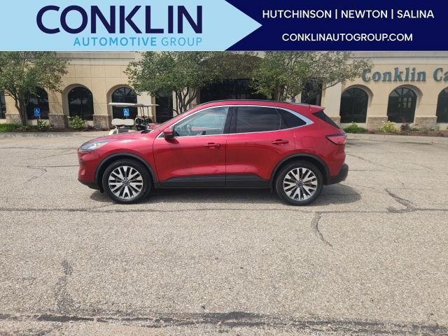 Used 2020 Red Metallic Ford Titanium image 1