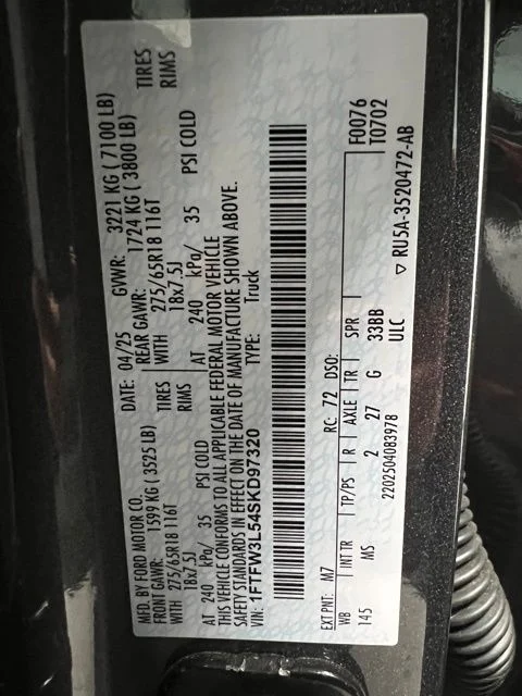 Used 2025 Gray Ford XLT image 55