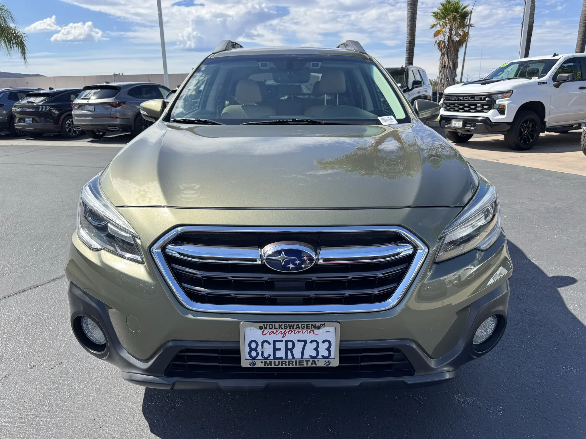 Used 2018 Wilderness Green Metallic Subaru Limited image 2