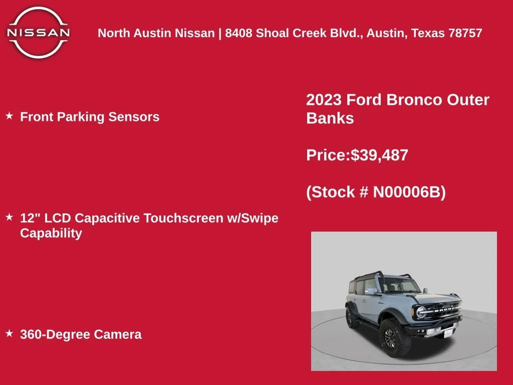 Used 2023 Gray Ford Outer Banks image 22