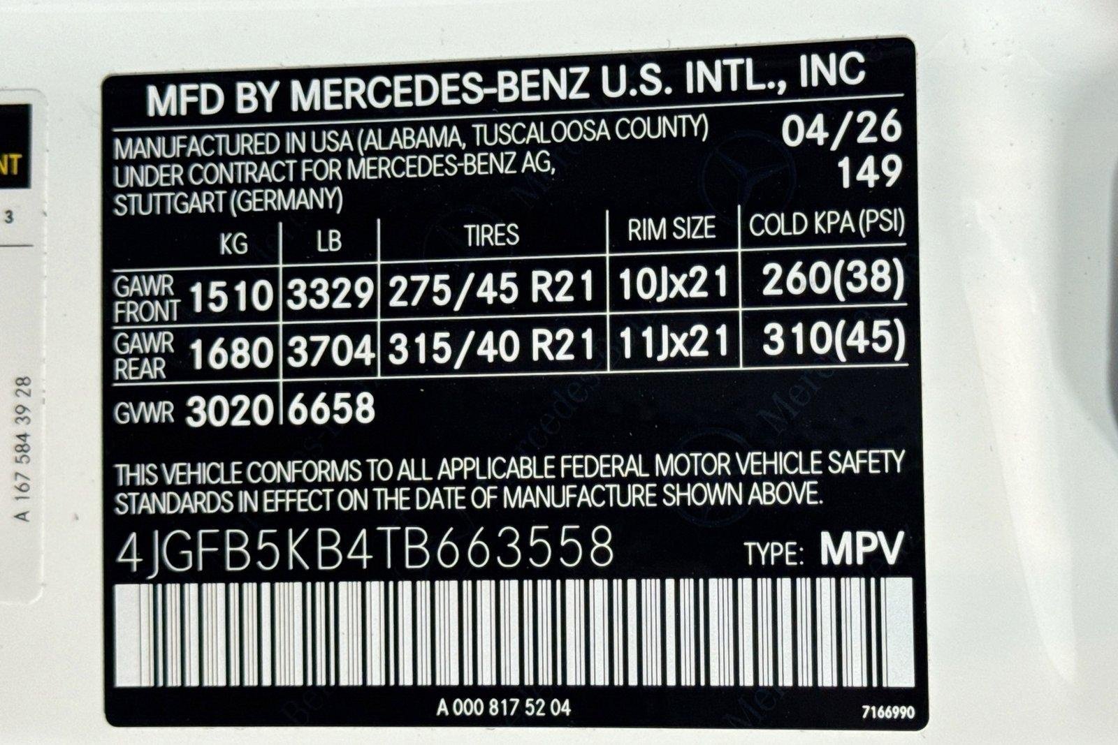 New 2026 Polar White Mercedes-Benz GLE 450 image 30