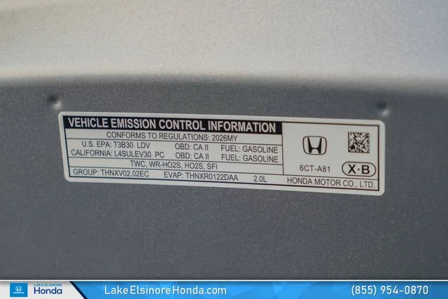 Used 2026 Solar Silver Metallic Honda EX-L image 31