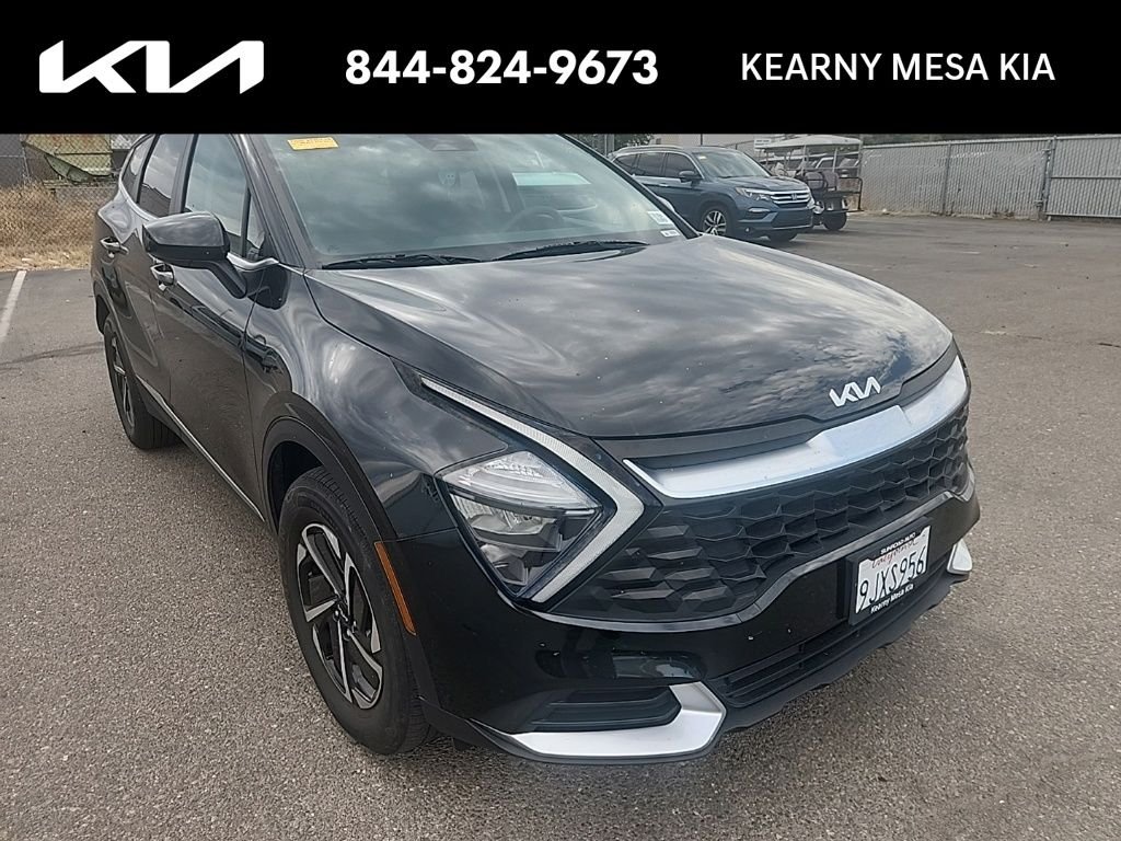Used 2023 Black Kia LX image 1