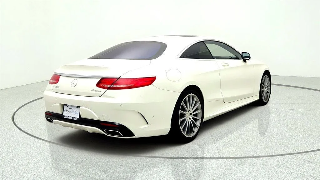 Used 2016 designo Diamond White Metallic Mercedes-Benz 2dr Coupe S 550 4MATIC® w/ Sport Pkg & Premium 1 Pkg image 5