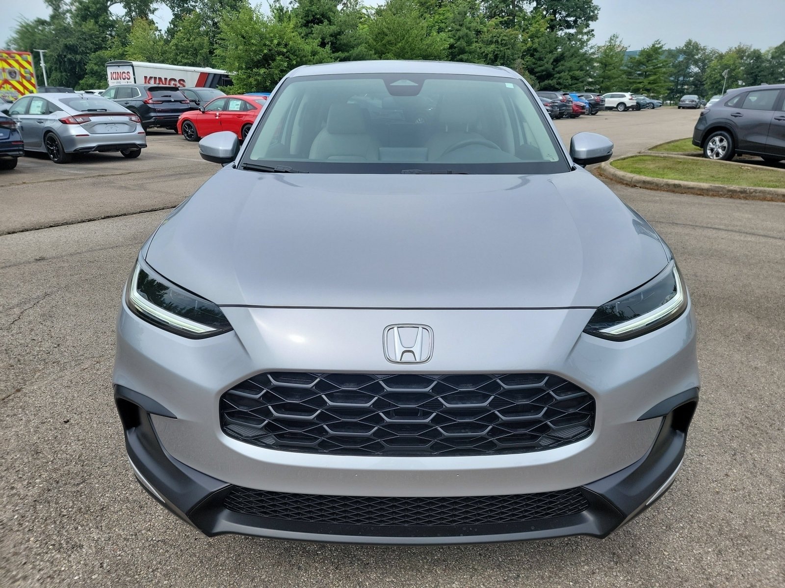 New 2027 Solar Silver Metallic Honda LX image 2