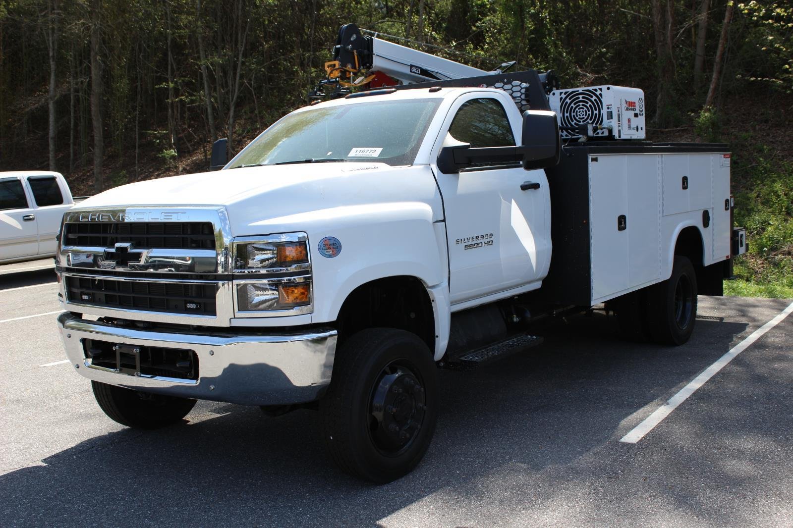 New 2025 Summit White Chevrolet Work Truck image 2