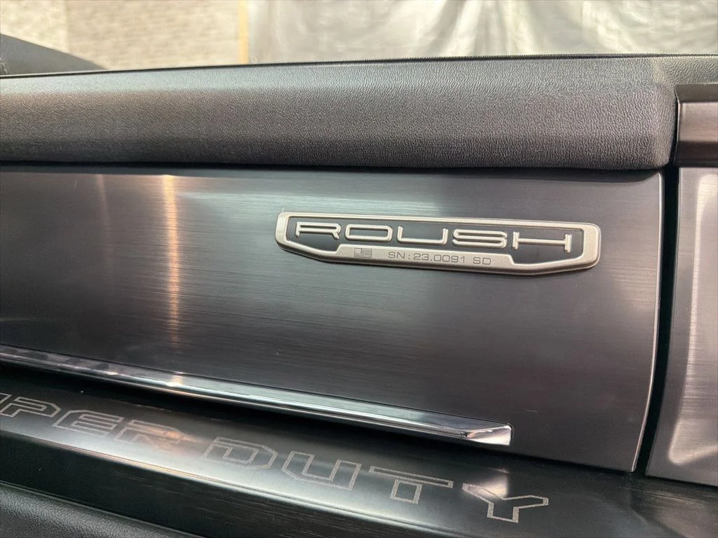 Used 2023 White Metallic / Camo Wrap Ford Lariat image 15