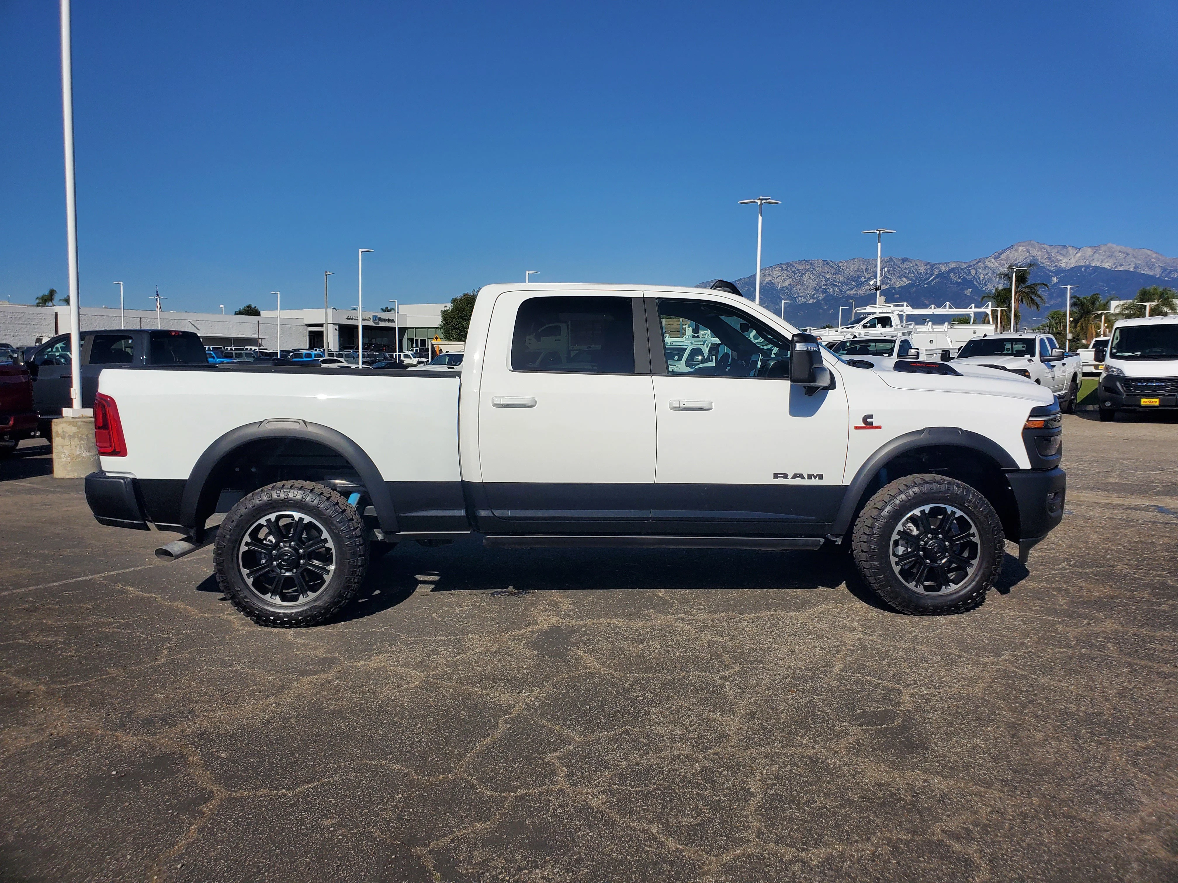 New 2026 Bright White Clearcoat RAM Rebel image 2