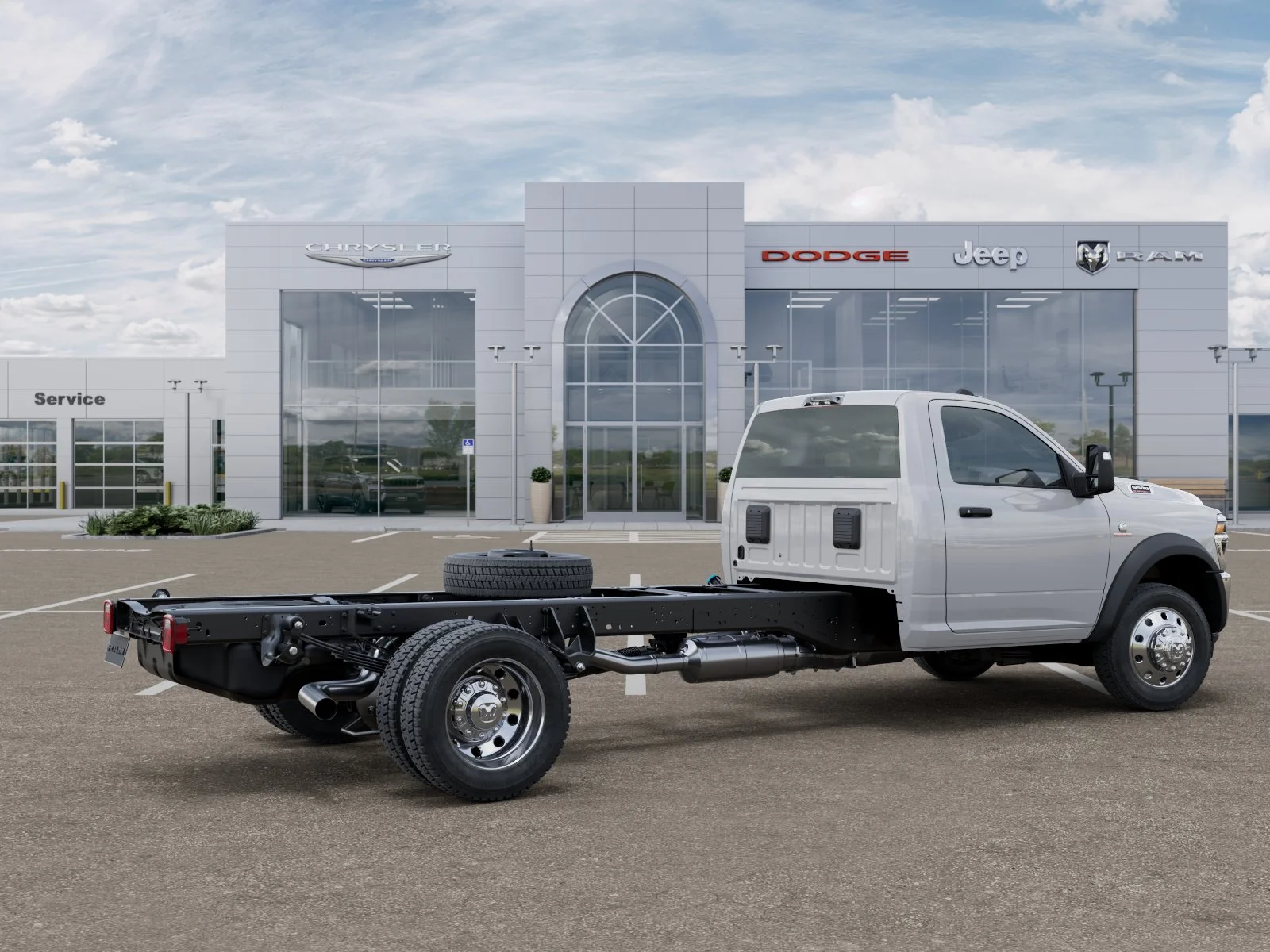 New 2025 Bright White Clearcoat RAM Tradesman image 27